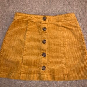 corduroy skirt!